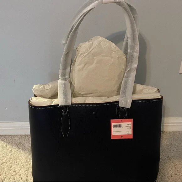 BNWT Kate Spade Large Tote Navy Blue